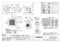 三菱電機 VD-10ZFVC3 商品図面 天井埋込形換気扇 商品図面1