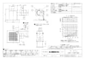 三菱電機 VD-10ZJ10 商品図面 天井埋込形換気扇 低騒音 商品図面1