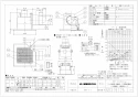 三菱電機 VD-10ZLC12 取扱説明書 施工説明書 納入仕様図 天井埋込形換気扇 納入仕様図1