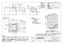 三菱電機 VD-10ZUC-IN 商品図面 天井埋込形換気扇 ユニットバス取替専用タイプ 商品図面3