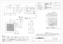 三菱電機 VD-13Z12 取扱説明書 施工説明書 納入仕様図 天井埋込形換気扇 納入仕様図1