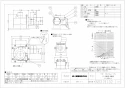 三菱電機 VD-13ZC12-IN 取扱説明書 施工説明書 納入仕様図 天井埋込形換気扇 納入仕様図1