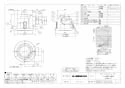 三菱電機 VD-13ZCC5-M 商品図面 天井埋込形換気扇 商品図面1