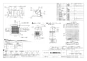 三菱電機 VD-13ZFC10 商品図面 天井埋込形換気扇 商品図面1