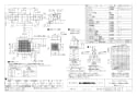 三菱電機 VD-13ZFCD10 商品図面 天井埋込形換気扇 商品図面1