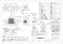 三菱電機 VD-13ZFCD12 取扱説明書 施工説明書 納入仕様図 天井埋込形換気扇 納入仕様図1