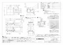 三菱電機 VD-13ZLC10-IN 商品図面 天井埋込形換気扇 グリル別売タイプ 商品図面1