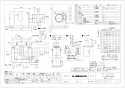 三菱電機 VD-13ZPQD3 取扱説明書 施工説明書 納入仕様図 天井埋込形換気扇 納入仕様図1