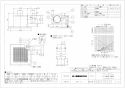 三菱電機 VD-13ZT12 取扱説明書 施工説明書 納入仕様図 天井埋込形換気扇 納入仕様図1