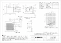 三菱電機 VD-13ZT12 取扱説明書 施工説明書 納入仕様図 天井埋込形換気扇 納入仕様図1