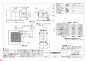 三菱電機 VD-13ZVC3 納入仕様図 天井埋込形換気扇 納入仕様図1