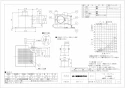 三菱電機 VD-13ZY12 取扱説明書 施工説明書 納入仕様図 天井埋込形換気扇  納入仕様図1
