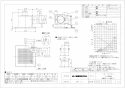 三菱電機 VD-13ZY12 取扱説明書 施工説明書 納入仕様図 天井埋込形換気扇  納入仕様図1