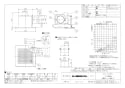 三菱電機 VD-13ZY9 商品図面 天井埋込形ダクト用換気扇 台所用 ミニキッチン・湯沸し室用低騒音タイプ 商品図面1