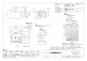 三菱電機 VD-15Z10-IN 商品図面 天井埋込形換気扇 グリル別売タイプ 商品図面1