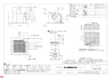 三菱電機 VD-15ZC10 納入仕様図 天井埋込形換気扇 納入仕様図1