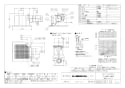 三菱電機 VD-15ZCD10 商品図面 天井埋込形換気扇 商品図面1