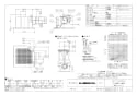 三菱電機 VD-15ZCD10 商品図面 天井埋込形換気扇 商品図面3