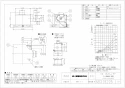 三菱電機 VD-15ZE12-FP 取扱説明書 施工説明書 納入仕様図 天井埋込形換気扇 消音形フラットインテリアタイプ 納入仕様図1