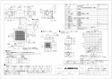 三菱電機 VD-15ZF12-BL 取扱説明書 施工説明書 納入仕様図 天井埋込形換気扇 納入仕様図1