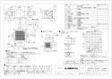 三菱電機 VD-15ZF12-BL 取扱説明書 施工説明書 納入仕様図 天井埋込形換気扇 納入仕様図1