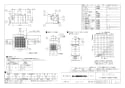 三菱電機 VD-15ZFC10 商品図面 天井埋込形換気扇 商品図面1