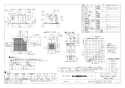 三菱電機 VD-15ZFC10-HW 商品図面 天井埋込形換気扇 2部屋用取替専用タイプ 商品図面1