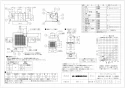 三菱電機 VD-15ZFC12-BL 取扱説明書 施工説明書 納入仕様図 天井埋込形換気扇 納入仕様図1