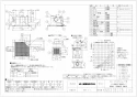 三菱電機 VD-15ZFC12-HW 取扱説明書 施工説明書 納入仕様図 天井埋込形換気扇 納入仕様図1