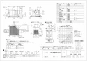 三菱電機 VD-15ZFC12-HW 取扱説明書 施工説明書 納入仕様図 天井埋込形換気扇 納入仕様図1