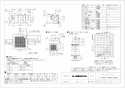 三菱電機 VD-15ZFC12 取扱説明書 施工説明書 納入仕様図 天井埋込形換気扇 納入仕様図1