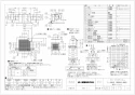 三菱電機 VD-15ZFCD12 取扱説明書 施工説明書 納入仕様図 天井埋込形換気扇 納入仕様図1