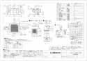 三菱電機 VD-15ZFFLC12 取扱説明書 施工説明書 納入仕様図 天井埋込形換気扇 納入仕様図1