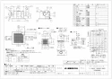 三菱電機 VD-15ZFLC12-S 取扱説明書 施工説明書 納入仕様図 天井埋込形換気扇 納入仕様図1