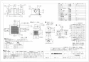 三菱電機 VD-15ZFLC12-S 取扱説明書 施工説明書 納入仕様図 天井埋込形換気扇 納入仕様図1