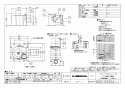 三菱電機 VD-15ZLC10-IN 商品図面 天井埋込形換気扇 グリル別売タイプ 商品図面1