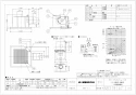 三菱電機 VD-15ZLC12-CS 取扱説明書 施工説明書 納入仕様図 天井埋込形換気扇 低騒音タイプ 納入仕様図1