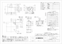 三菱電機 VD-15ZLE12-FPS 取扱説明書 施工説明書 納入仕様図 天井埋込形換気扇 消音形フラットインテリアタイプ 納入仕様図1