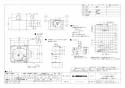 三菱電機 VD-15ZLX10-IN 商品図面 天井埋込形換気扇 グリル別売タイプ 商品図面1