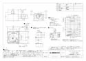 三菱電機 VD-15ZLX10-IN 商品図面 天井埋込形換気扇 グリル別売タイプ 商品図面3