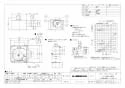 三菱電機 VD-15ZLXP10-IN 商品図面 天井埋込形換気扇 グリル別売タイプ 商品図面1