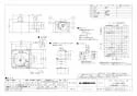 三菱電機 VD-15ZLXP10-IN 商品図面 天井埋込形換気扇 グリル別売タイプ 商品図面3