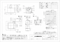 三菱電機 VD-15ZLXP12-X 取扱説明書 施工説明書 納入仕様図 天井埋込形換気扇 納入仕様図1