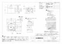三菱電機 VD-15ZP10-IN 商品図面 天井埋込形換気扇 グリル別売タイプ 商品図面3