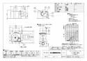 三菱電機 VD-15ZPC10-IN 商品図面 天井埋込形換気扇 グリル別売タイプ 商品図面1