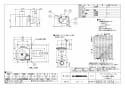 三菱電機 VD-15ZPC10-IN 商品図面 天井埋込形換気扇 グリル別売タイプ 商品図面3
