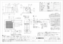 三菱電機 VD-15ZPC12-BL 取扱説明書 施工説明書 納入仕様図 天井埋込形換気扇 納入仕様図1