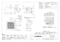三菱電機 VD-15ZPT10 商品図面 天井埋込形換気扇 商品図面1