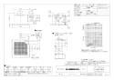 三菱電機 VD-15ZT10 商品図面 天井埋込形換気扇 商品図面1