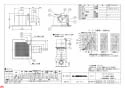 三菱電機 VD-15ZVC3 納入仕様図 天井埋込形換気扇 納入仕様図1